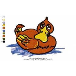 Bird Embroidery Design 96